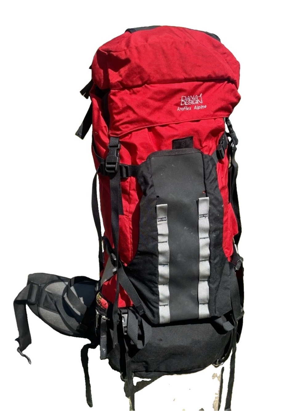 Vintage Dana Design BosemanUSA ArcFlex Alpine Backpack Red Internal Frame Hiking